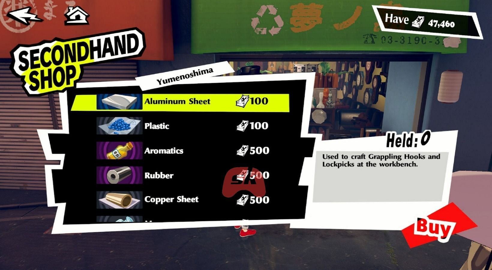The Second Hand Shop (Image via Sportskeeda Gaming || SEGA)